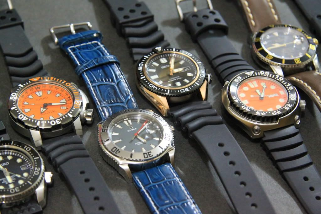 My collection of diver's watches